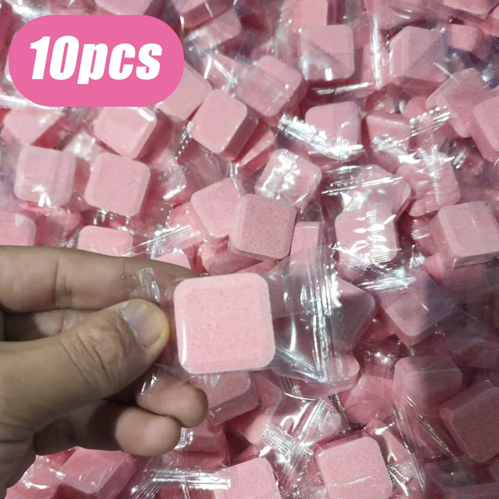 Toilet Cleaning Effervescent Tablets – Removes Stains, Odors & Yellow Buildup