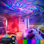 LED Galaxy Projector Night Light – Starry Sky & Aurora, USB, Remote Control