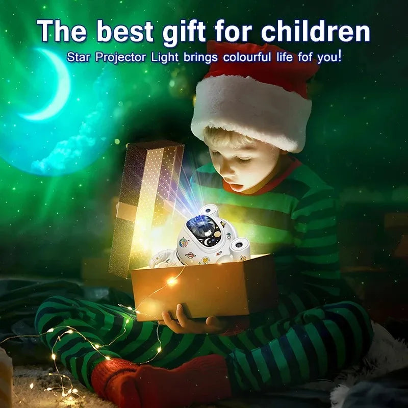 Astronaut Galaxy Projector Night Light – Smart App & Remote Control, 360° Rotation