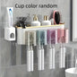 Wall-Mounted Toothbrush & Toothpaste Organizer Set – 2, 3 or 4 Person