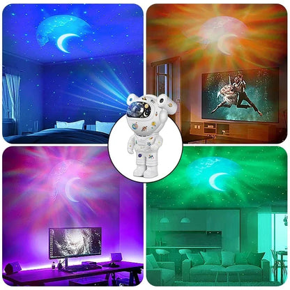 Astronaut Galaxy Projector Night Light – Smart App & Remote Control, 360° Rotation