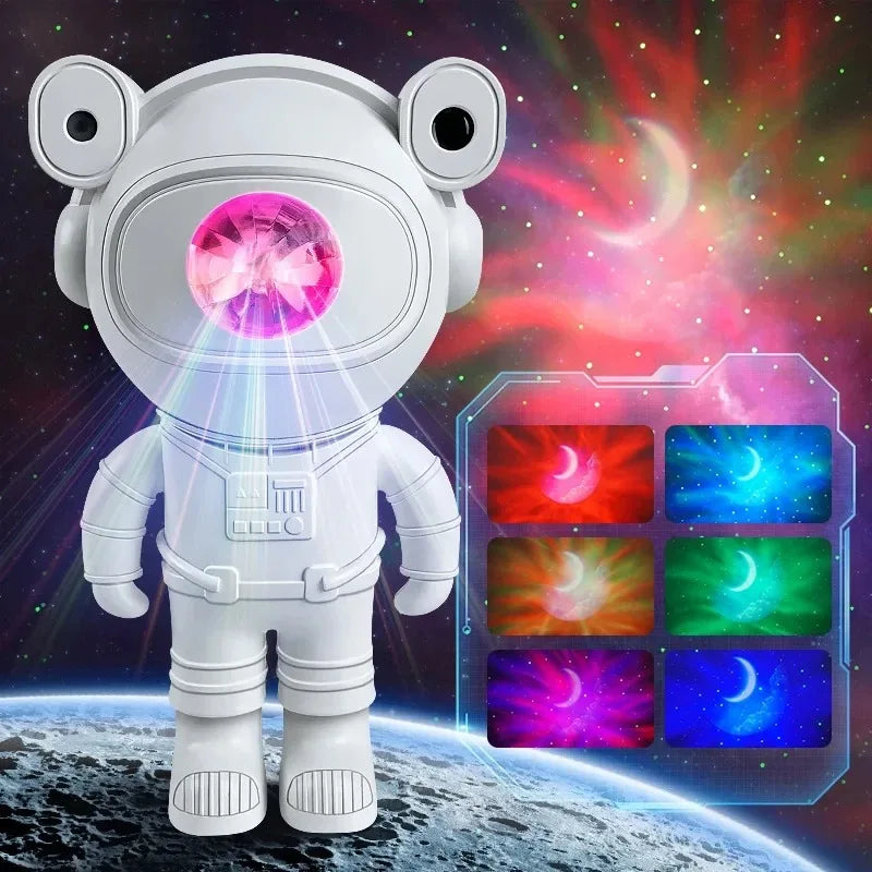 Astronaut Galaxy Projector Night Light – Smart App & Remote Control, 360° Rotation