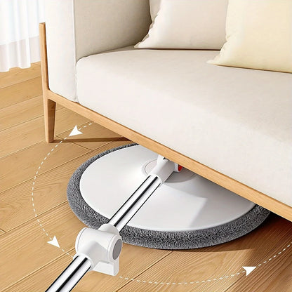 Spin Mop & Bucket Set – Hands-Free Wringing, Sewage Separation, 3 Mop Head Types