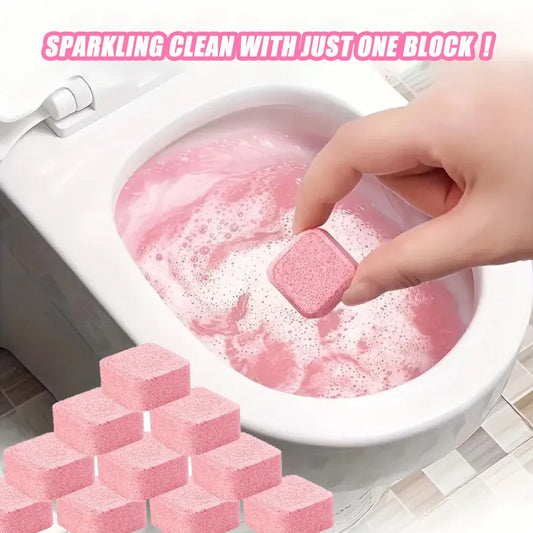 Toilet Cleaning Effervescent Tablets – Removes Stains, Odors & Yellow Buildup
