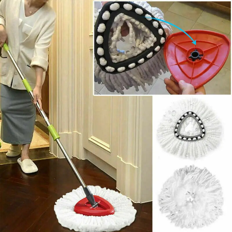 Turbo Microfibre Floor Mop with Replacement Head