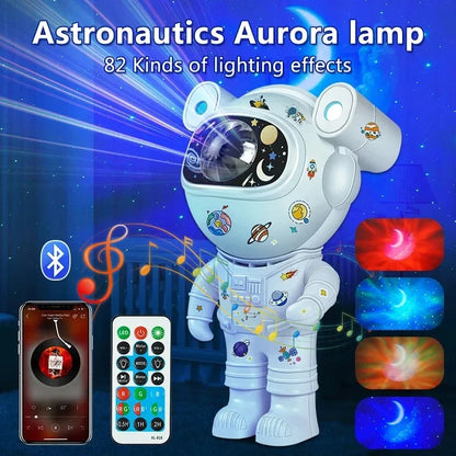 Astronaut Galaxy Projector Night Light – Smart App & Remote Control, 360° Rotation