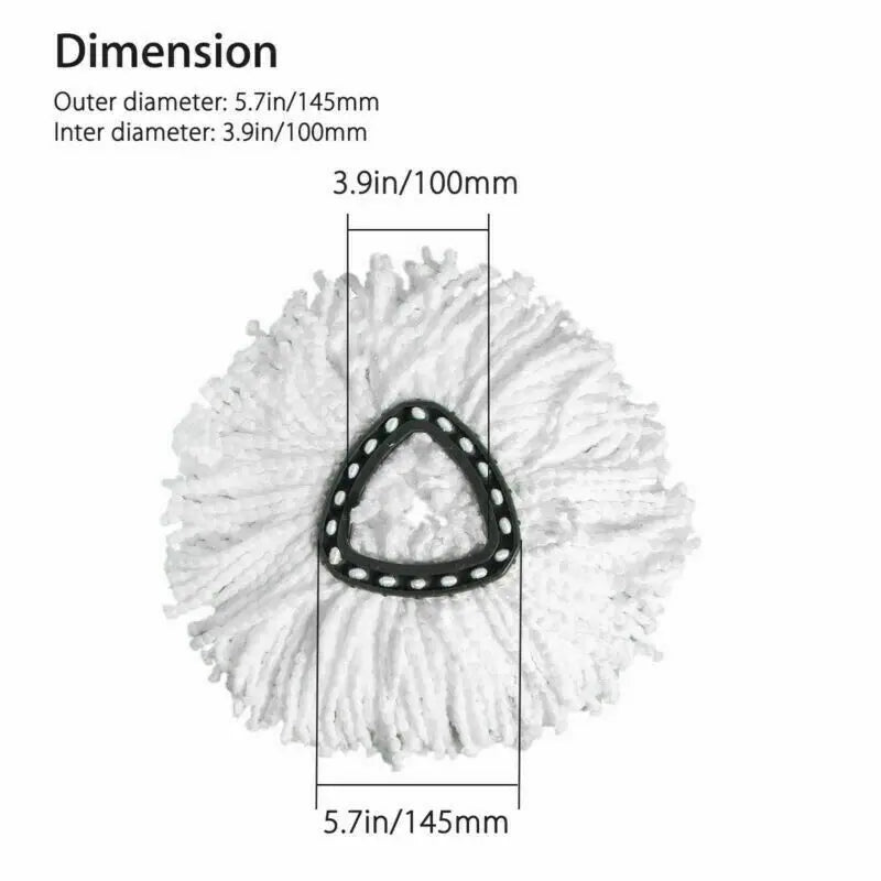 Turbo Microfibre Floor Mop with Replacement Head
