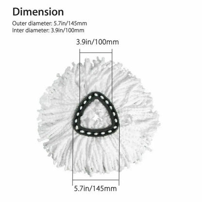 Turbo Microfibre Floor Mop with Replacement Head