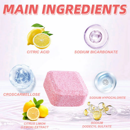 Toilet Cleaning Effervescent Tablets – Removes Stains, Odors & Yellow Buildup