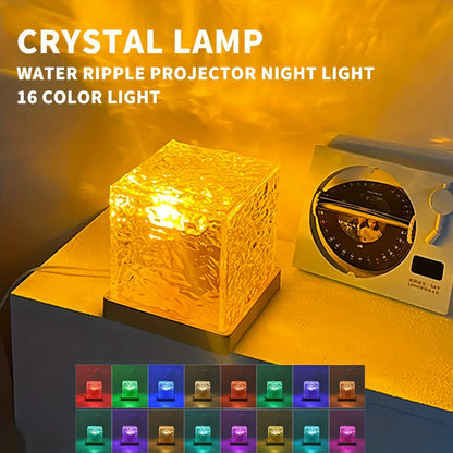 Ocean Wave Aurora Projector Light – 16 Colors, Touch & Remote Control