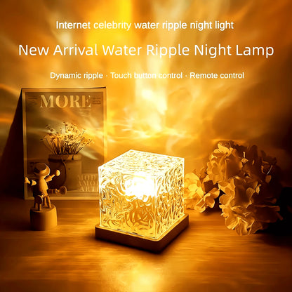 Ocean Wave Aurora Projector Light – 16 Colors, Touch & Remote Control