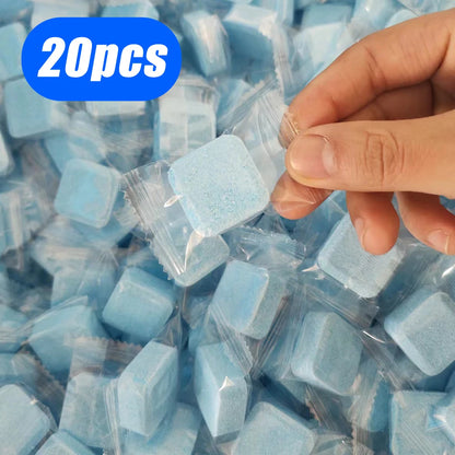 Toilet Cleaning Effervescent Tablets – Removes Stains, Odors & Yellow Buildup