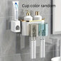 Wall-Mounted Toothbrush & Toothpaste Organizer Set – 2, 3 or 4 Person